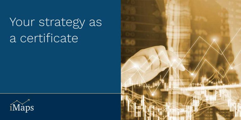 iMaps: Your strategy as a certificate